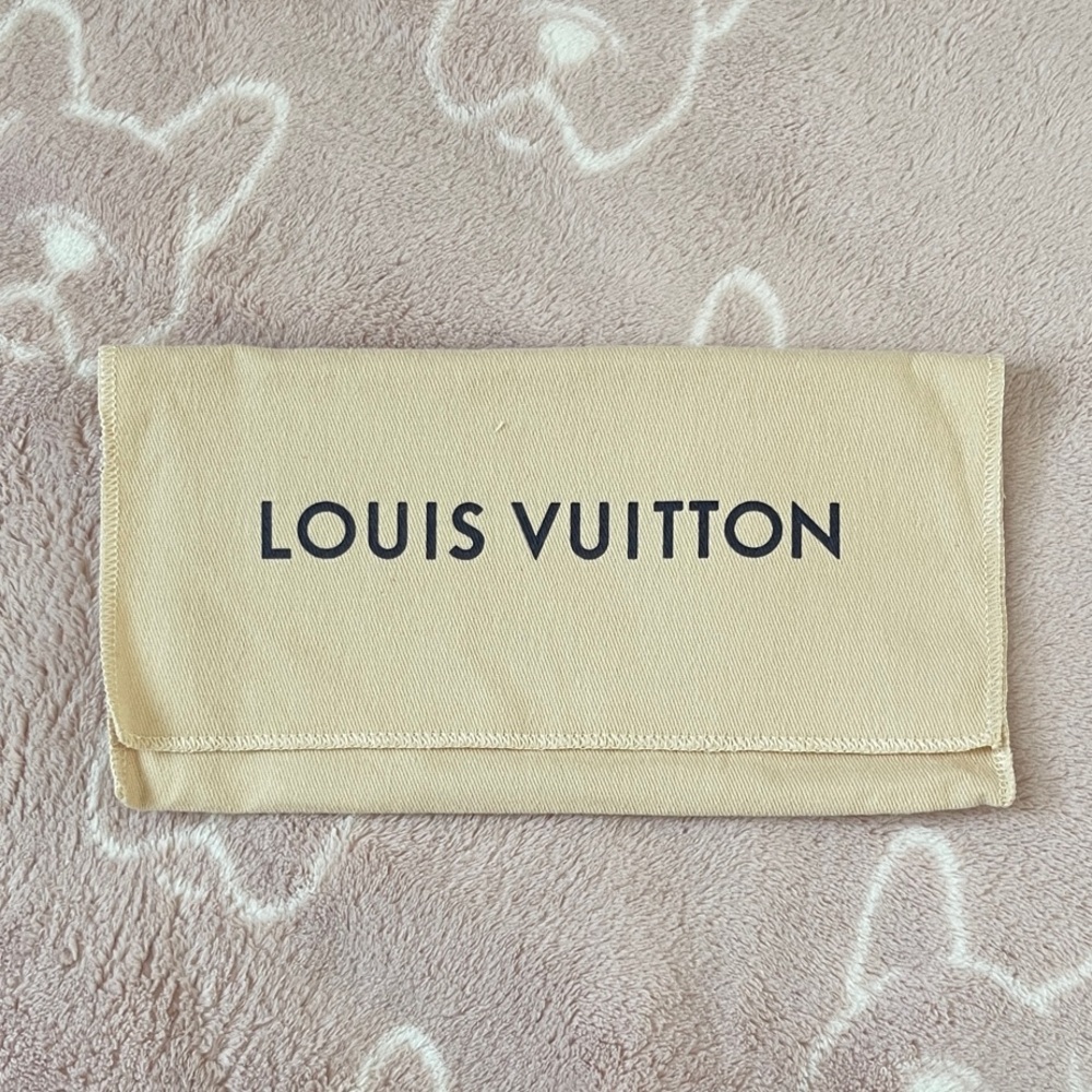 Louis Vuitton Orange and Cream Holiday Wallet Box with Dust Bag - Picture 4 of 6